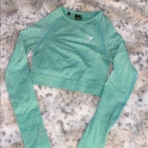Gymshark vital seemless cropped long sleeve